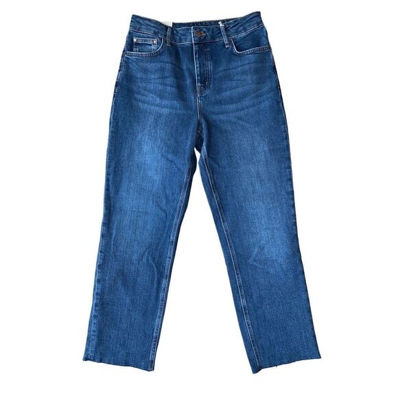 Boden Denim Straight Leg High Rise Jeans in color Indigo - Picture 1 of 12